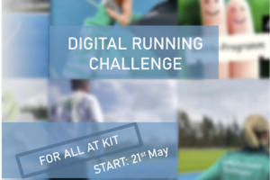 KIT runs:  KIT students and employees are challenged to participate in the digital running challenge.